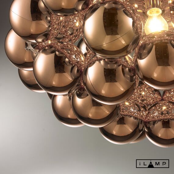 Подвесной светильник iLamp BALY 8825P/1 ROSE GOLD, изображение 5