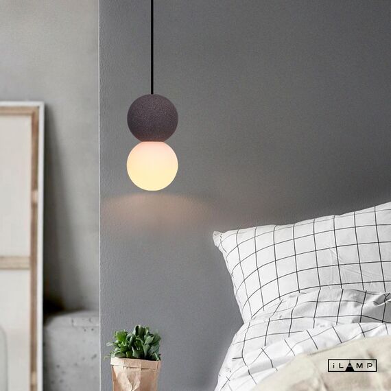 Подвесной светильник iLamp FOXTROT 10694P/1-D100 BLACK&WHITE, изображение 5