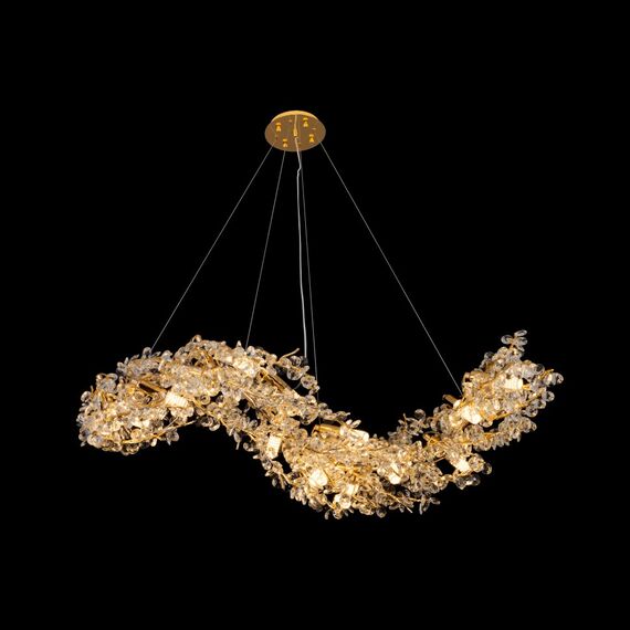 Подвесная люстра iLAMP Savage 9065-S1200 GD, изображение 2