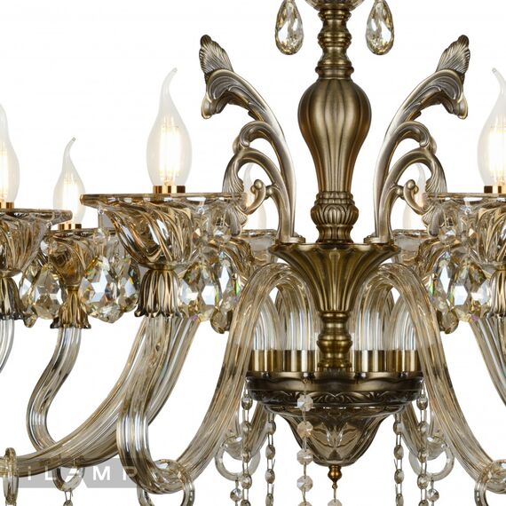 Подвесная люстра iLamp Asia 61082-8 BR, изображение 3