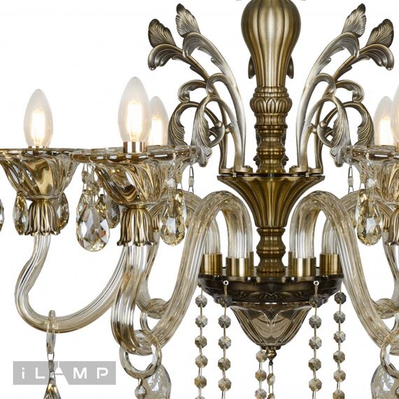 Подвесная люстра iLamp Asia 61082-6 BR, изображение 3