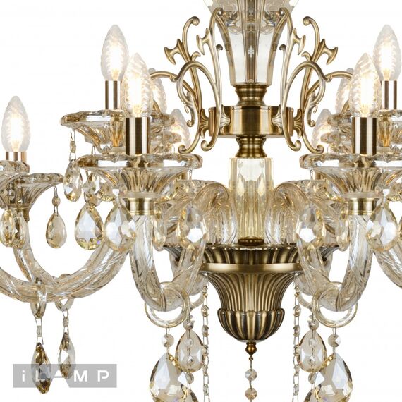 Подвесная люстра iLamp Asia 61079-8+4 BR, изображение 2