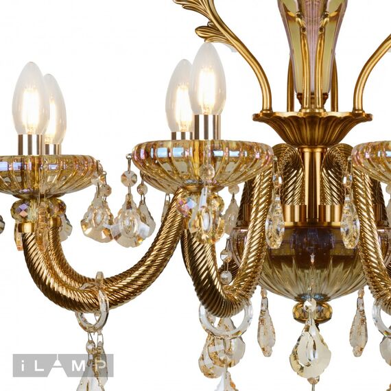 Подвесная люстра iLamp Asia 81069-8 BR, изображение 2