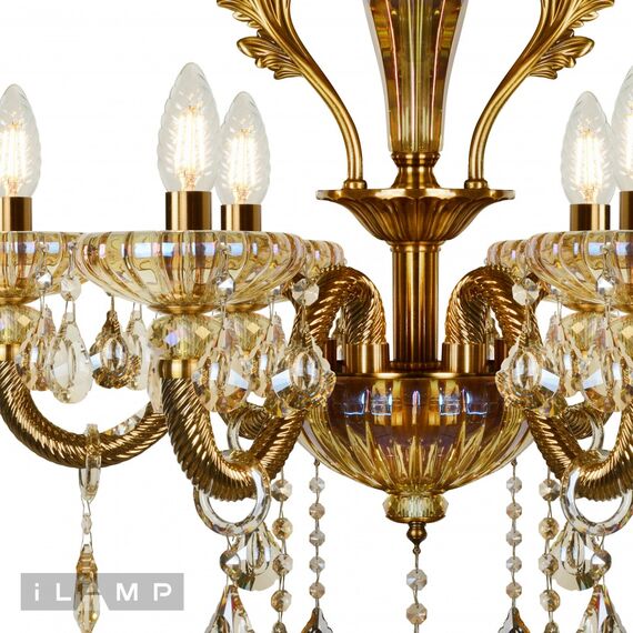 Подвесная люстра iLamp Asia 81069-6 BR, изображение 3