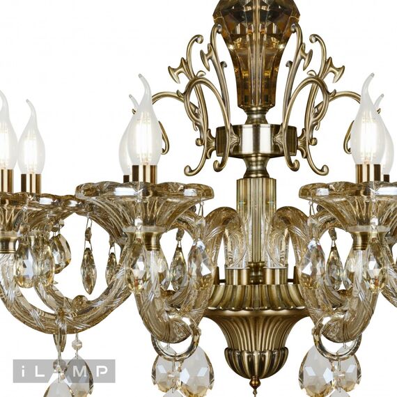 Подвесная люстра iLamp Asia 61079-8 BR, изображение 3