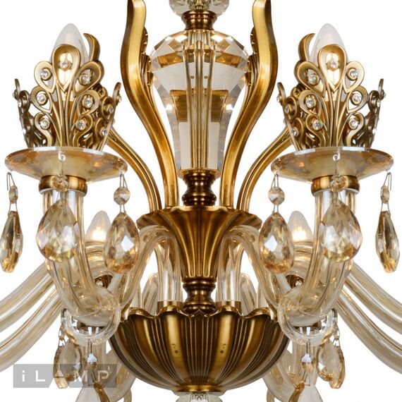 Подвесная люстра iLamp Asia 61078-8 BR, изображение 4