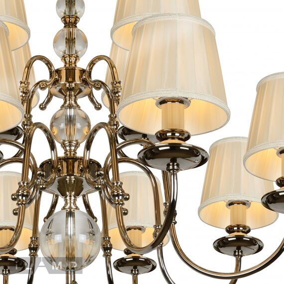 Подвесная люстра iLamp Armonia P2510-8+4 nic, изображение 4