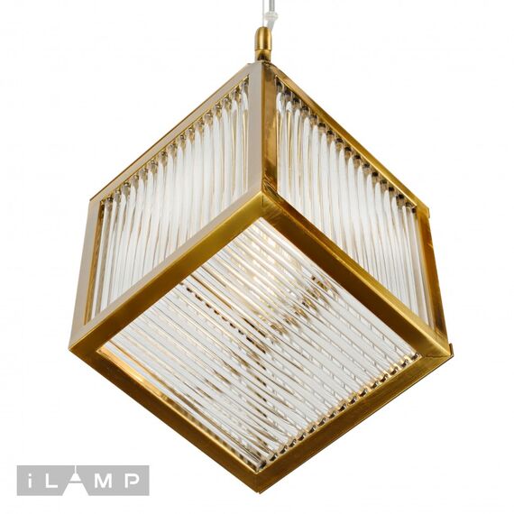 Подвесной светильник iLamp Square 8970-1B GLD, изображение 2