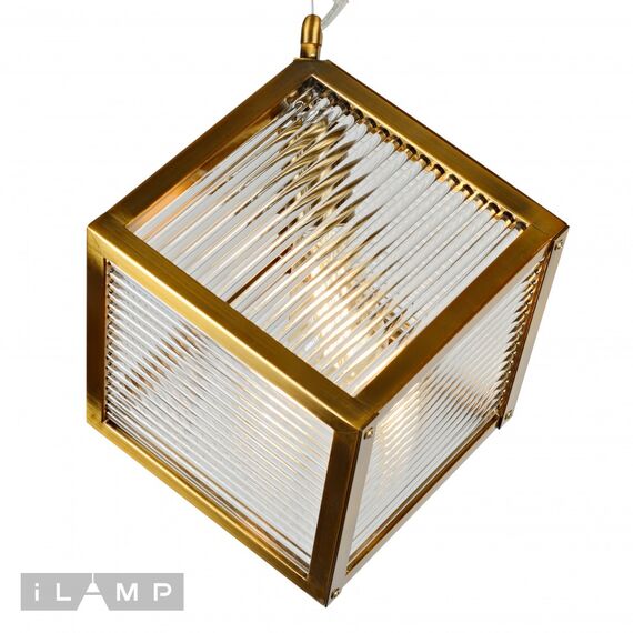 Подвесной светильник iLamp Square 8970-1B GLD, изображение 3