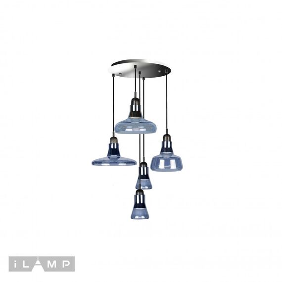 Подвесной светильник iLamp Puro AP9006-5 BL, изображение 2