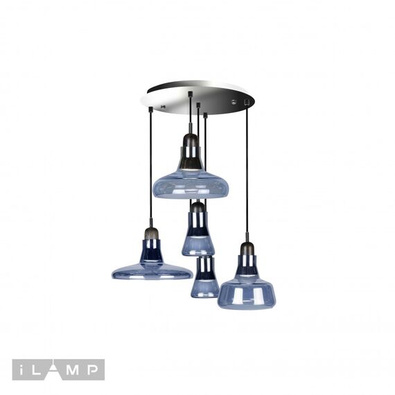 Подвесной светильник iLamp Puro AP9006-5 BL, изображение 3