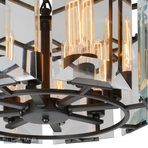 Подвесная люстра iLamp Panorama 6108-500BK, изображение 4