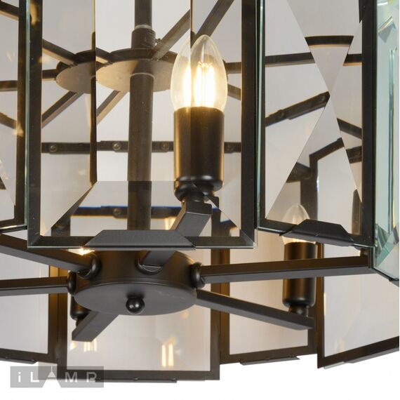 Подвесная люстра iLamp Panorama 6113-550BK, изображение 4