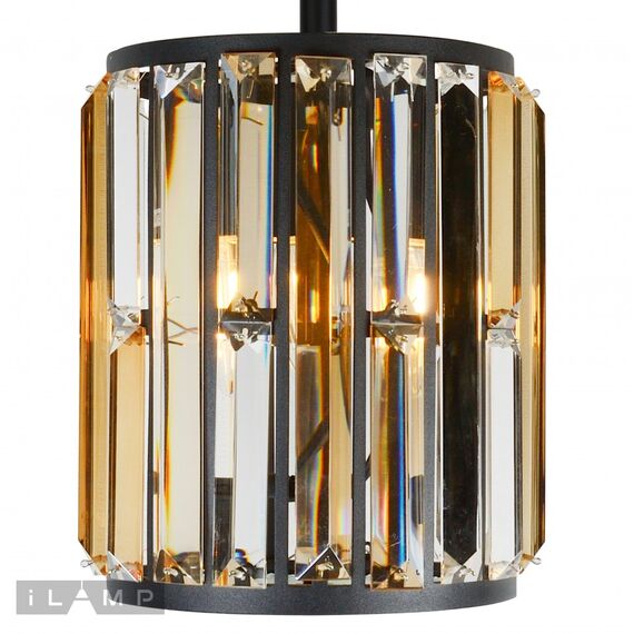 Подвесная люстра iLamp Royal 10390-1P BK, изображение 4