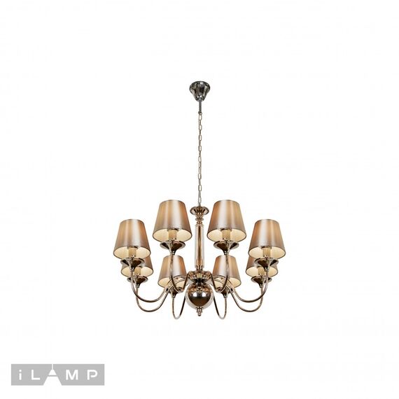 Подвесная люстра iLamp Rolling P2406-8 Nickel, изображение 2