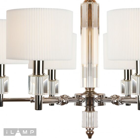 Подвесная люстра iLamp Alexa P2404-6  Nickel, изображение 3
