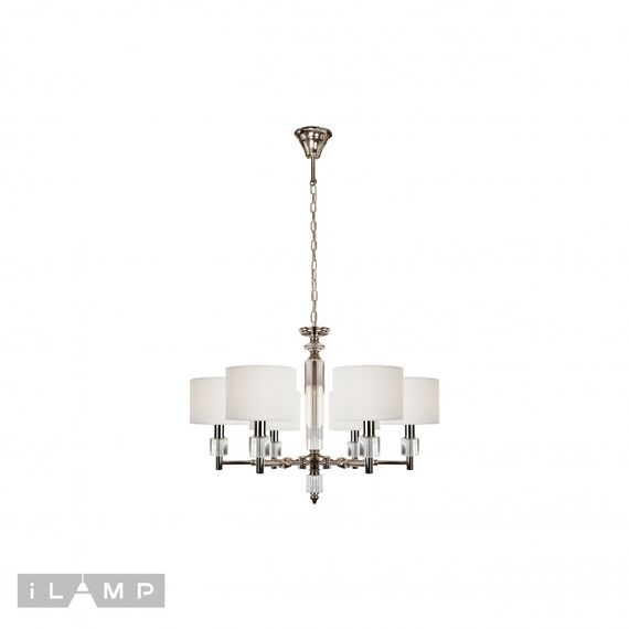 Подвесная люстра iLamp Alexa P2404-6  Nickel