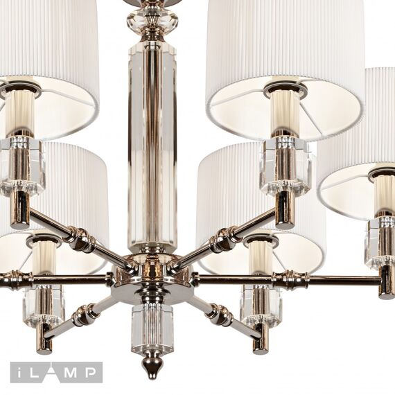 Подвесная люстра iLamp Alexa P2404-6  Nickel, изображение 4