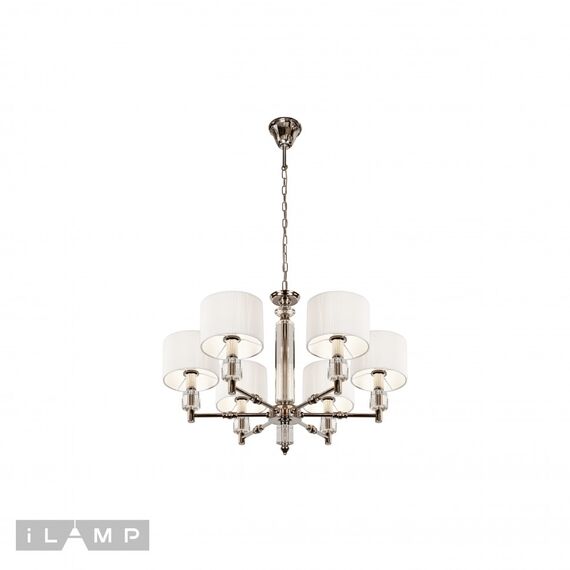 Подвесная люстра iLamp Alexa P2404-6  Nickel, изображение 2