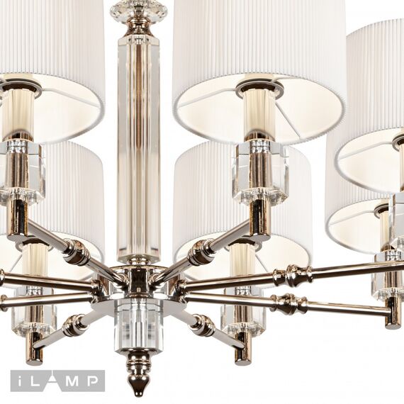 Подвесная люстра iLamp Alexa P2404-8 Nickel, изображение 4