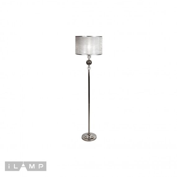Торшер iLamp Chelsea F2400-1 Nickel