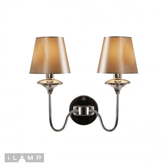 Бра iLamp Rolling W2406-2 Nickel