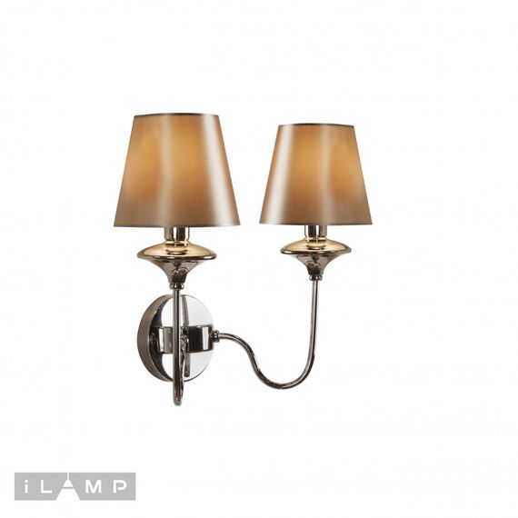 Бра iLamp Rolling W2406-2 Nickel, изображение 2