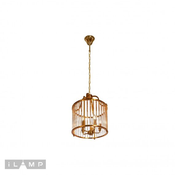 Подвесная люстра iLamp Qeens P2437-5 Bronze, изображение 2