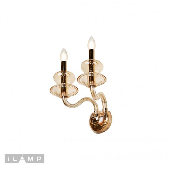 Бра iLamp Mercury W9448-2 Gold, изображение 3