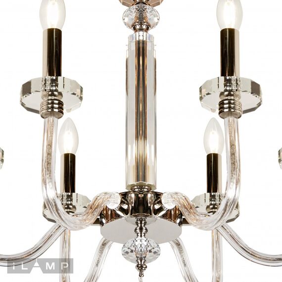 Подвесная люстра iLamp Vibe P9474-6 Nickel, изображение 3
