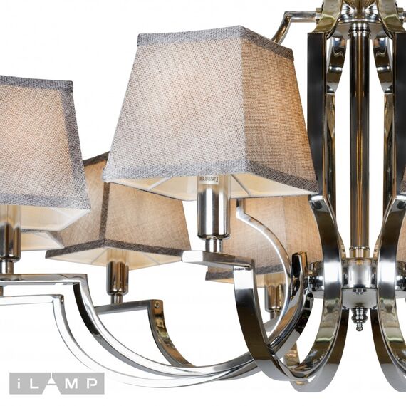 Подвесная люстра iLamp Hilton 6943-10 CR, изображение 3