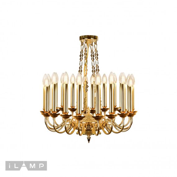 Подвесная люстра iLamp Louvre MD8551-20 GD
