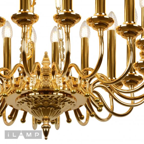 Подвесная люстра iLamp Louvre MD8551-20 GD, изображение 4