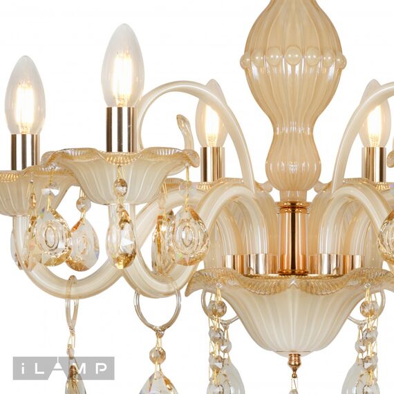 Подвесная люстра iLamp Asia 81072-6 WH, изображение 3