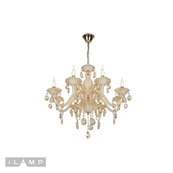Подвесная люстра iLamp Asia 81072-8 WH, изображение 2