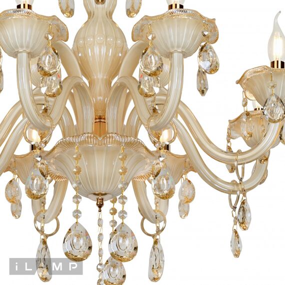 Подвесная люстра iLamp Asia 81072-8 WH, изображение 4
