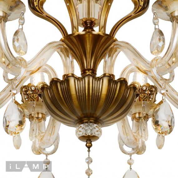Подвесная люстра iLamp Asia 61078-6 BR, изображение 4