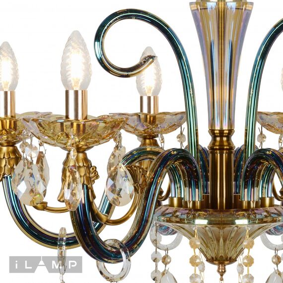 Подвесная люстра iLamp Asia 61081-6 BR, изображение 3
