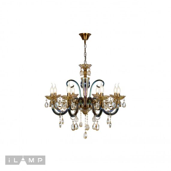 Подвесная люстра iLamp Asia 61081-8 BR, изображение 2