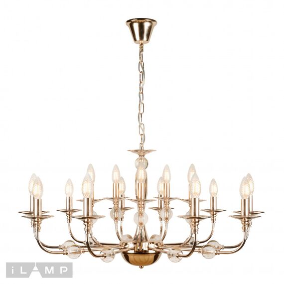 Подвесная люстра iLamp Aura 1030-10+5 GD