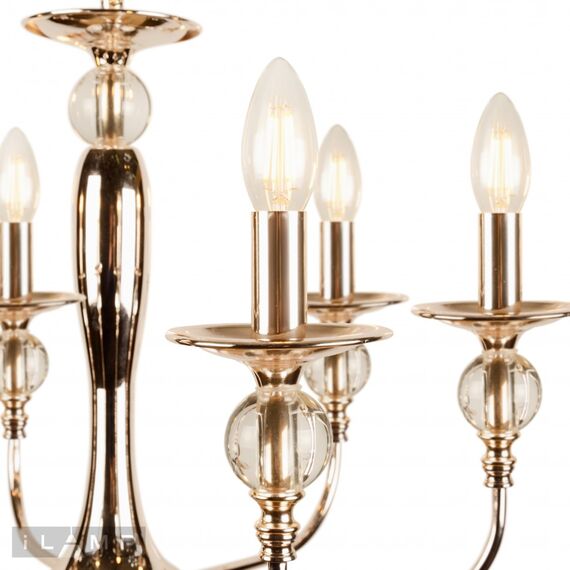 Подвесная люстра iLamp Aura 1030-6GD, изображение 3