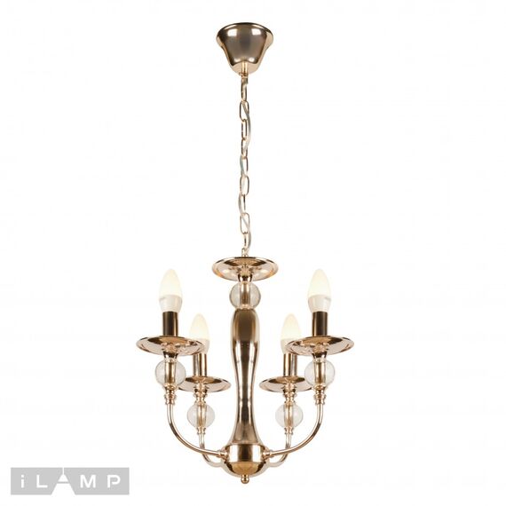Подвесная люстра iLamp Aura 1030-4 GD, изображение 2