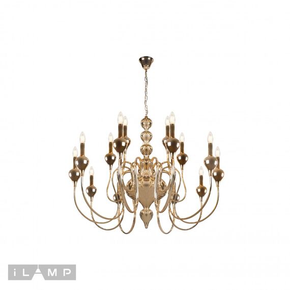 Подвесная люстра iLamp Lady 88003-10+5 GD, изображение 2