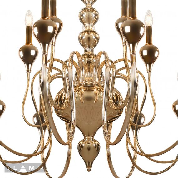 Подвесная люстра iLamp Lady 88003-10+5 GD, изображение 3