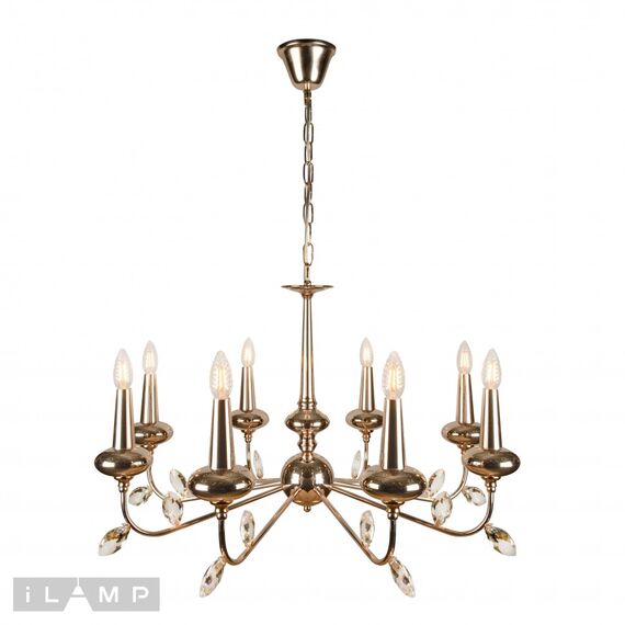 Подвесная люстра iLamp Dames 1020-8GD, изображение 2