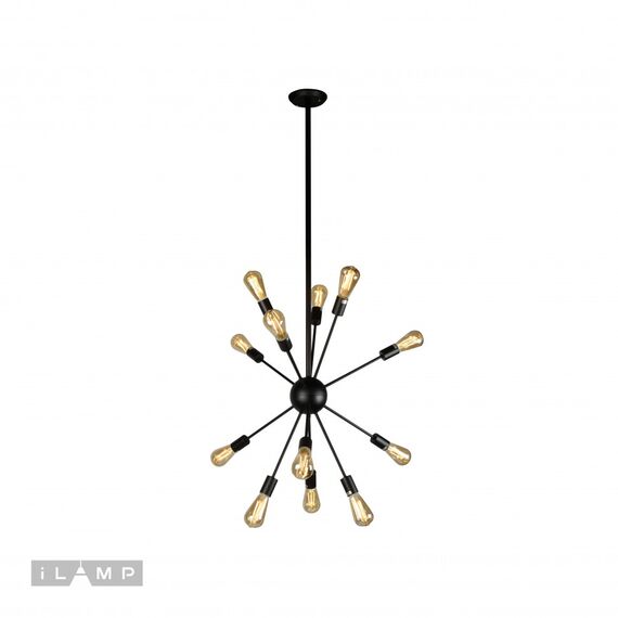 Подвесная люстра iLamp Twins Loft209-12B, изображение 3