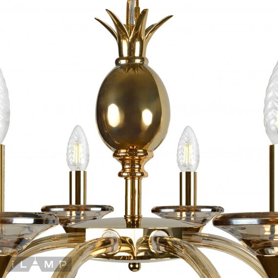 Подвесная люстра iLamp Flo YT2049-8 GD+COG, изображение 4