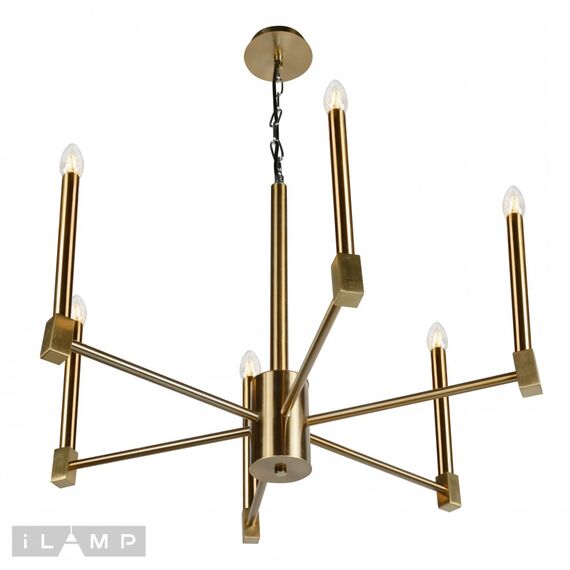 Подвесная люстра iLamp MiMi S1002/6 GD, изображение 2