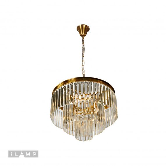Подвесная люстра iLamp Triumph 8945-4+1 GLD, изображение 3