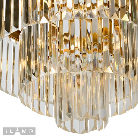 Подвесная люстра iLamp Triumph 8945-4+1 GLD, изображение 4